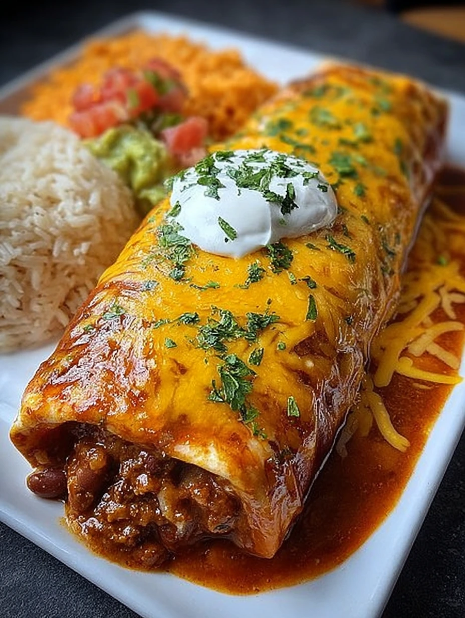 Classic Beef & Bean Burrito Supreme