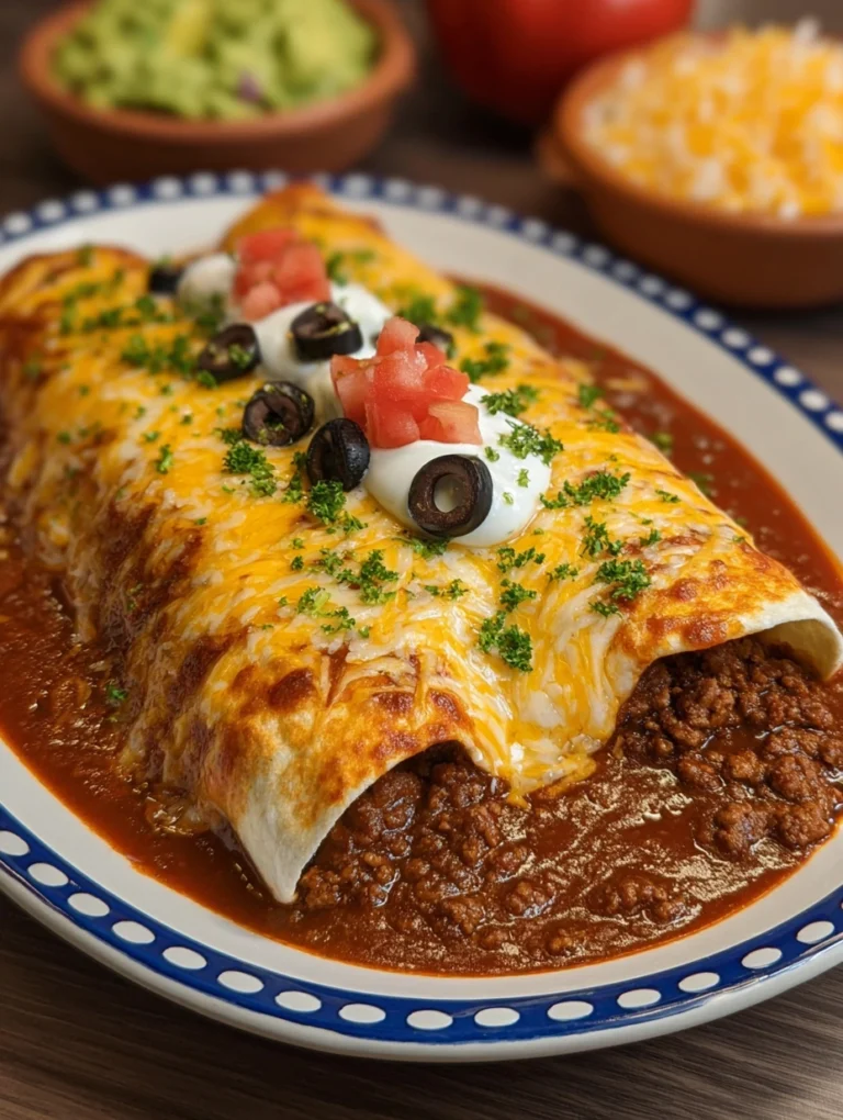 Classic Beef Enchiladas with Red Sauce