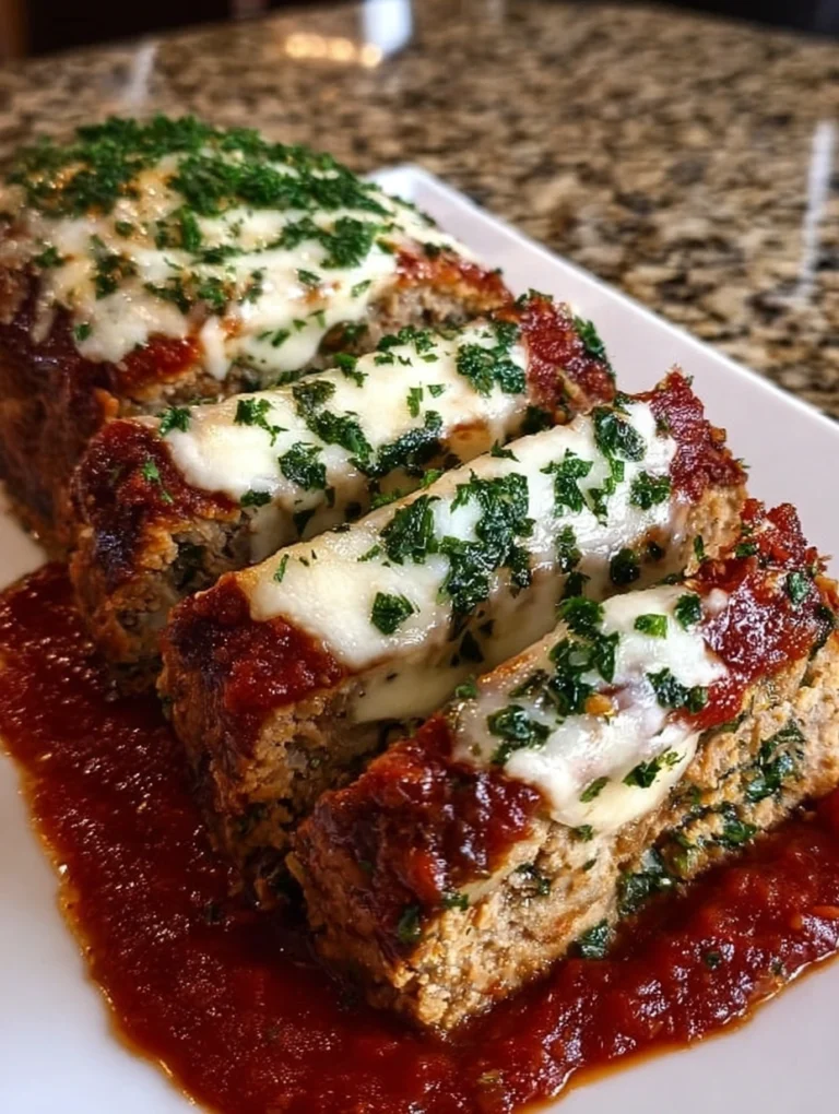 Classic Italian Meatloaf Parmesan