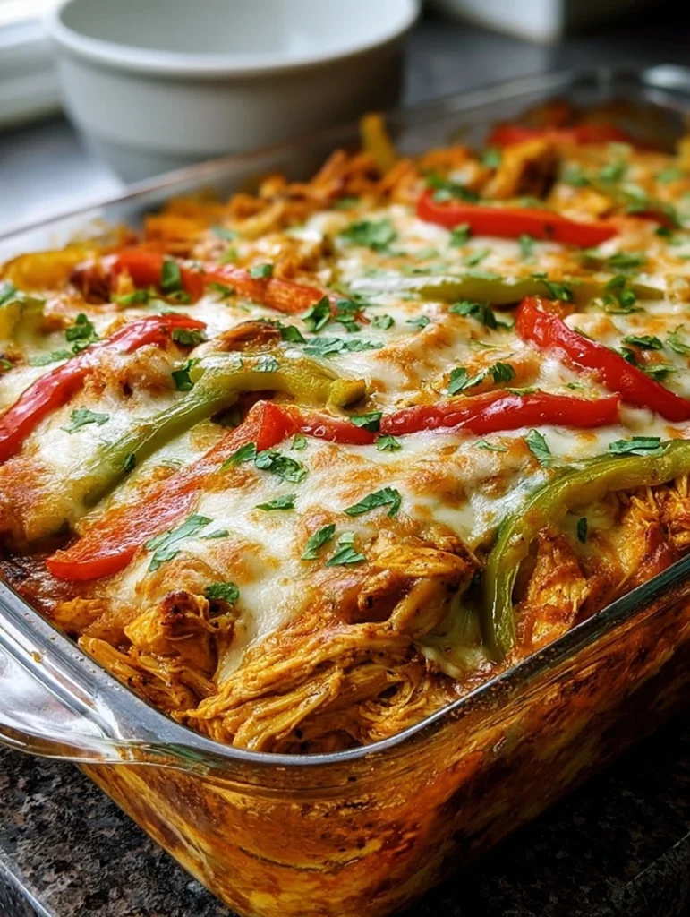 Creamy Chicken Enchiladas with White Sauce & Peppers