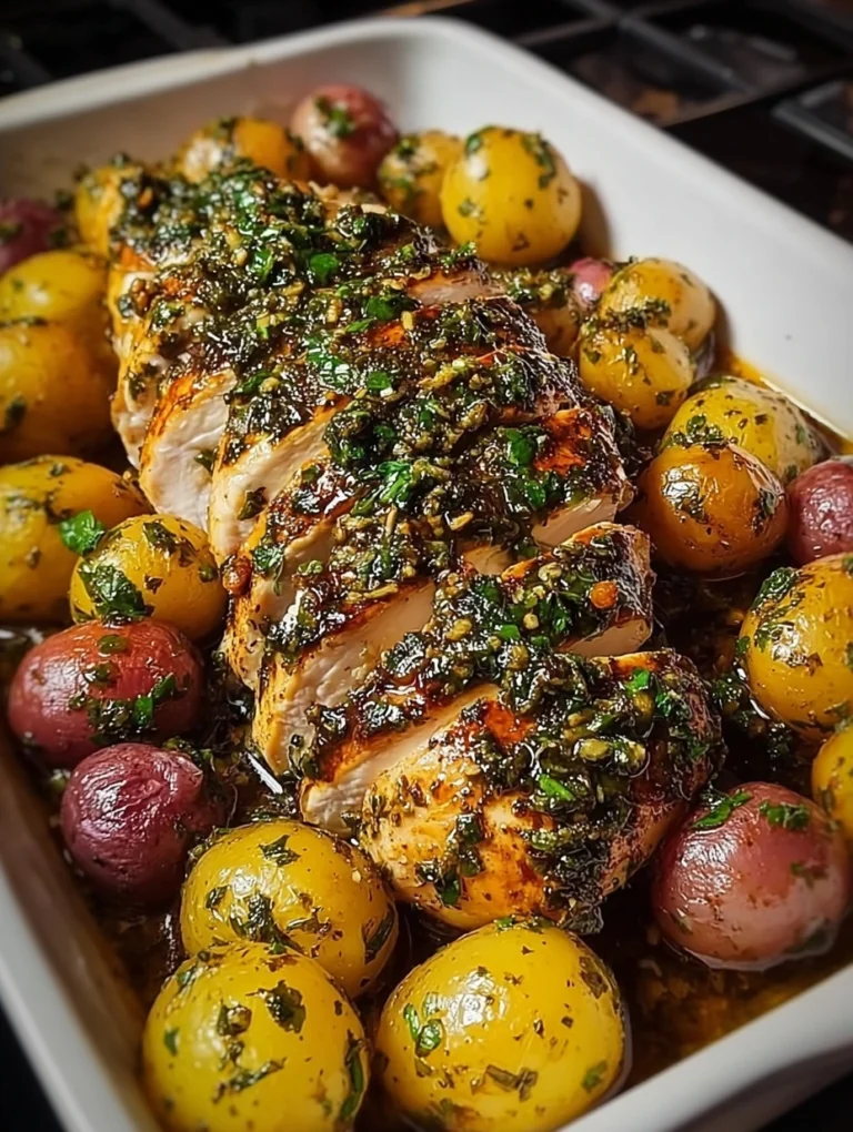 Garlic Herb Chicken with Baby Potatoes