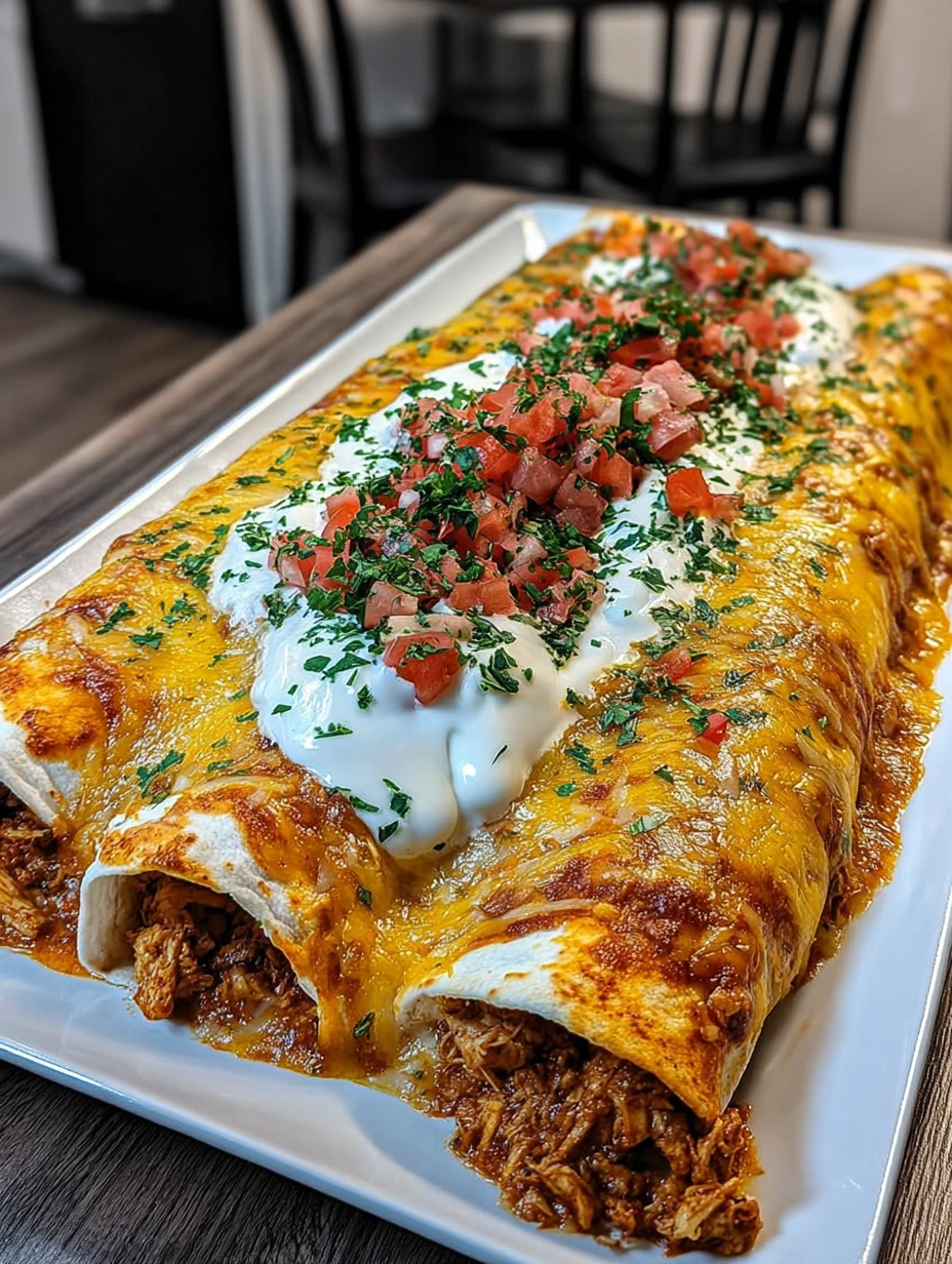 Cheesy Chicken Enchiladas Supreme