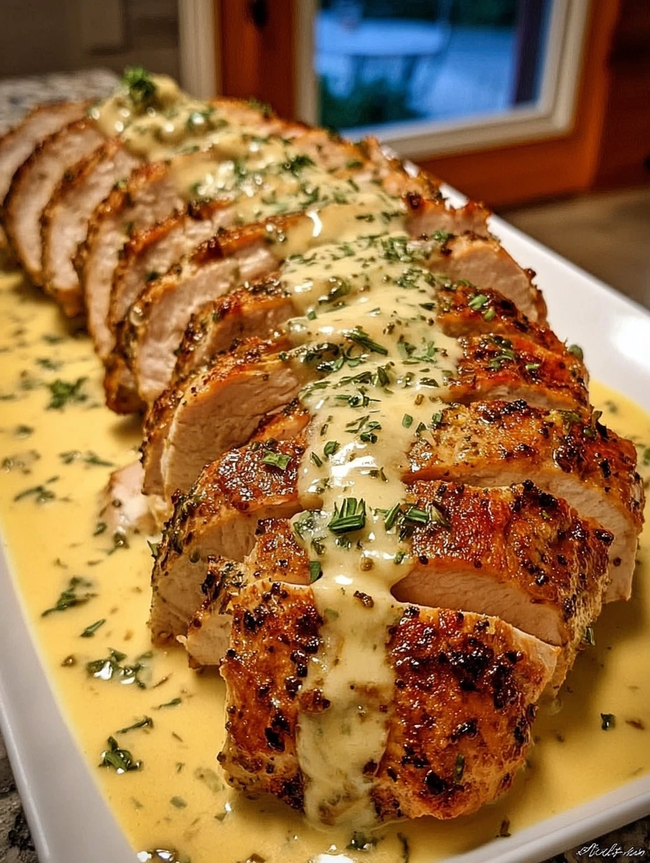 Baked Caesar Chicken with Creamy Parmesan