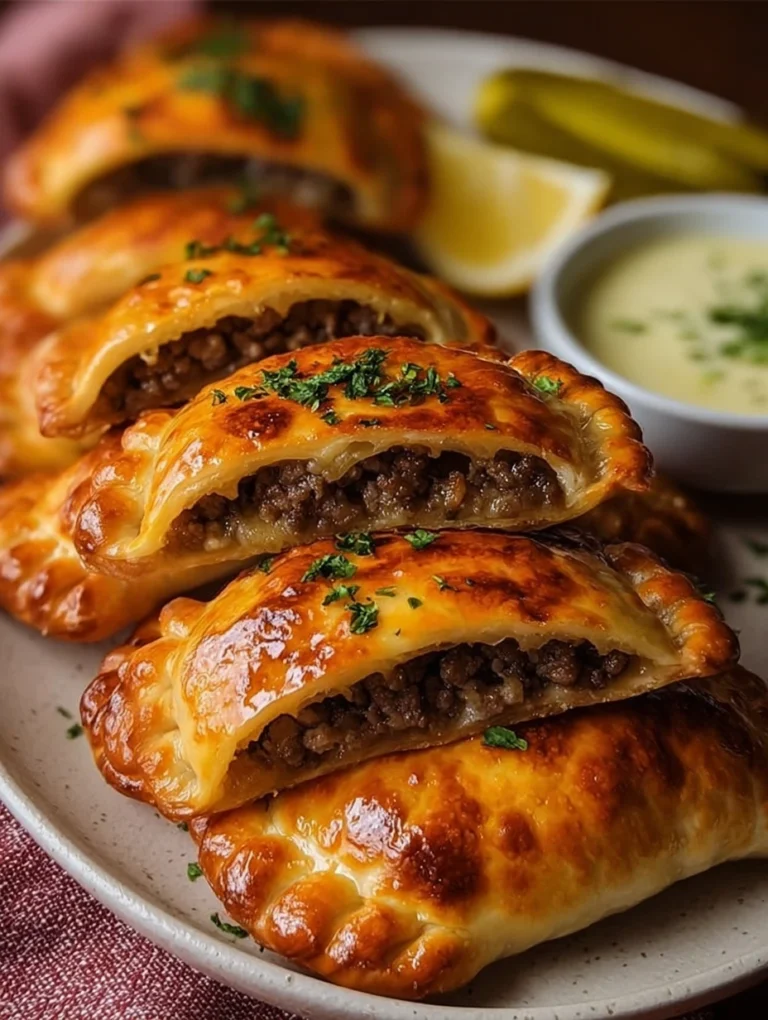 Golden Beef-Filled Empanadas (Baked)