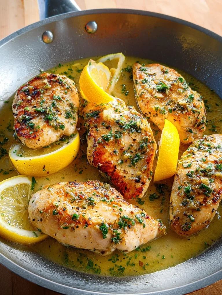 Lemon Garlic Chicken Skillet