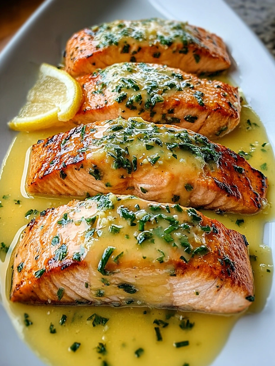 Lemon Butter Garlic Salmon
