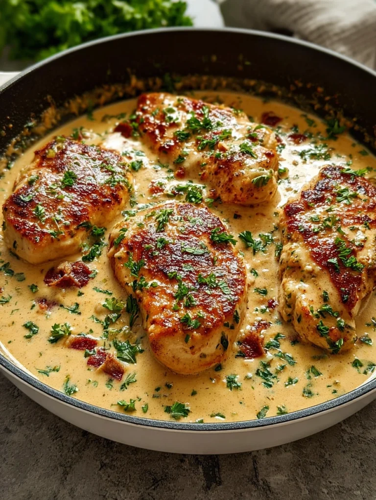 Creamy Garlic Parmesan Chicken Skillet