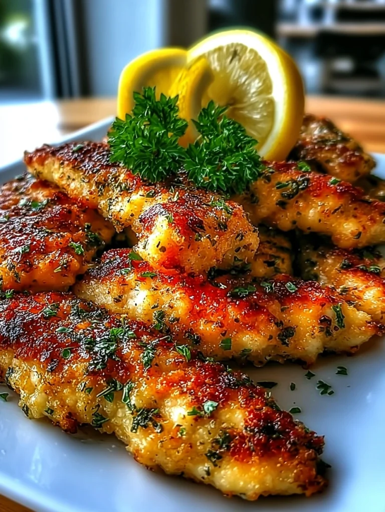 Crispy Lemon Herb Chicken Tenders