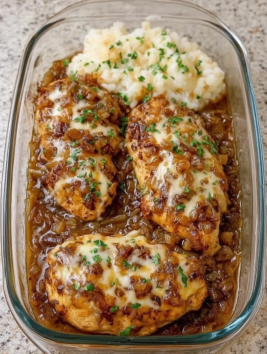 French Onion Smothered Chicken