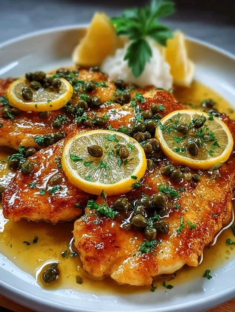 Lemon Chicken Piccata