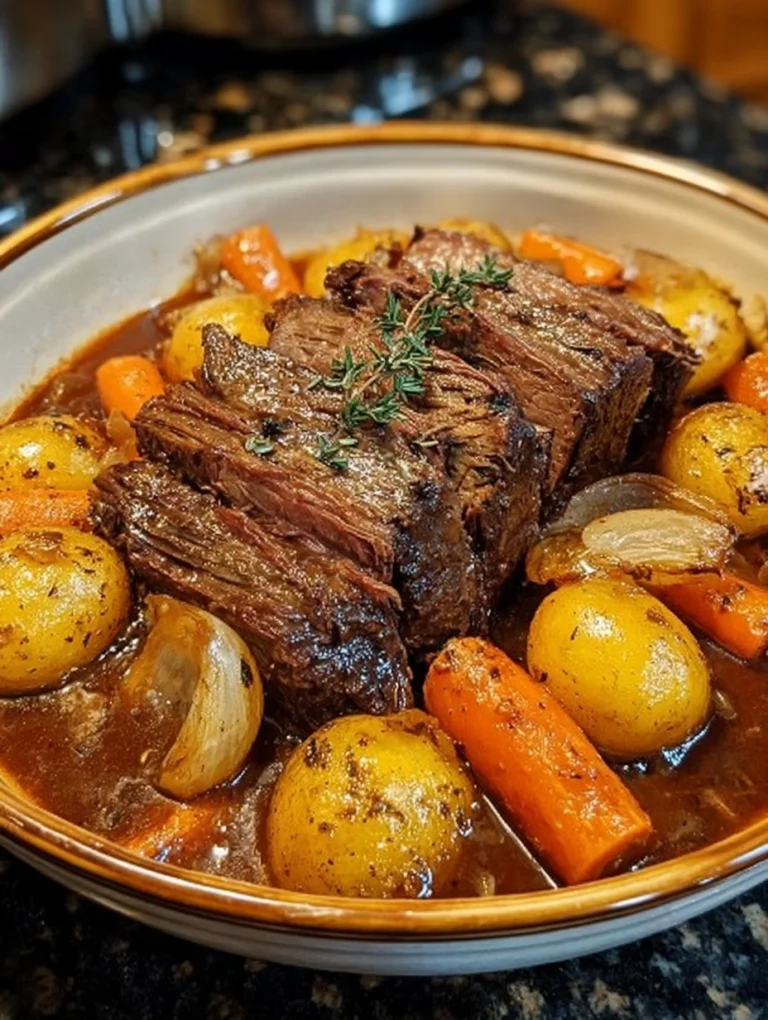Hearty Beef Pot Roast with Vegetables