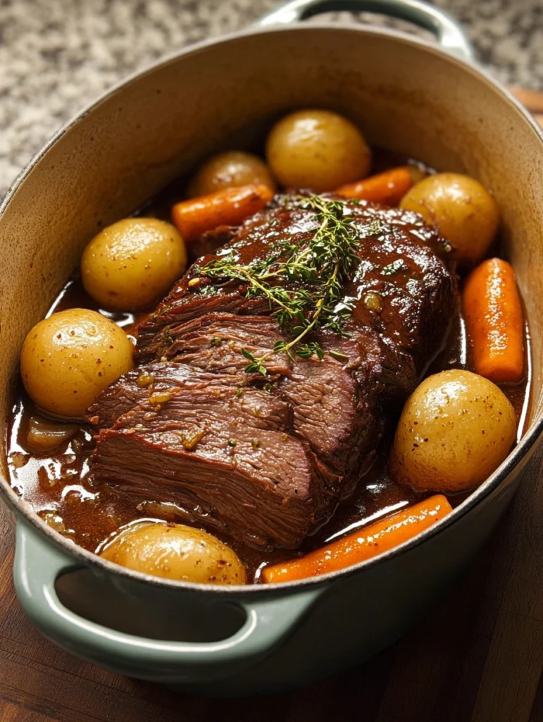 Hearty Beef Pot Roast with Baby Potatoes