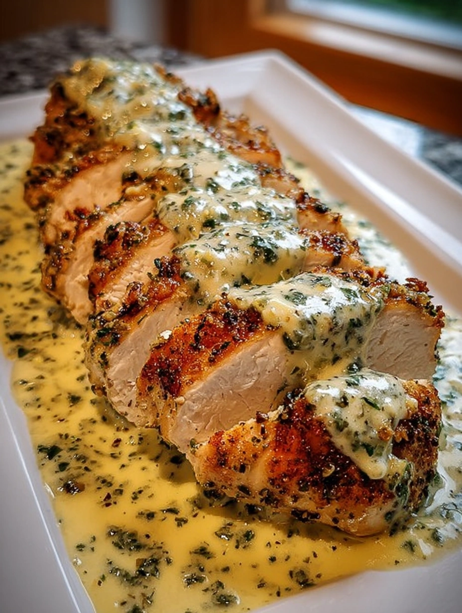 Creamy Herb Sauce Chicken Breast
