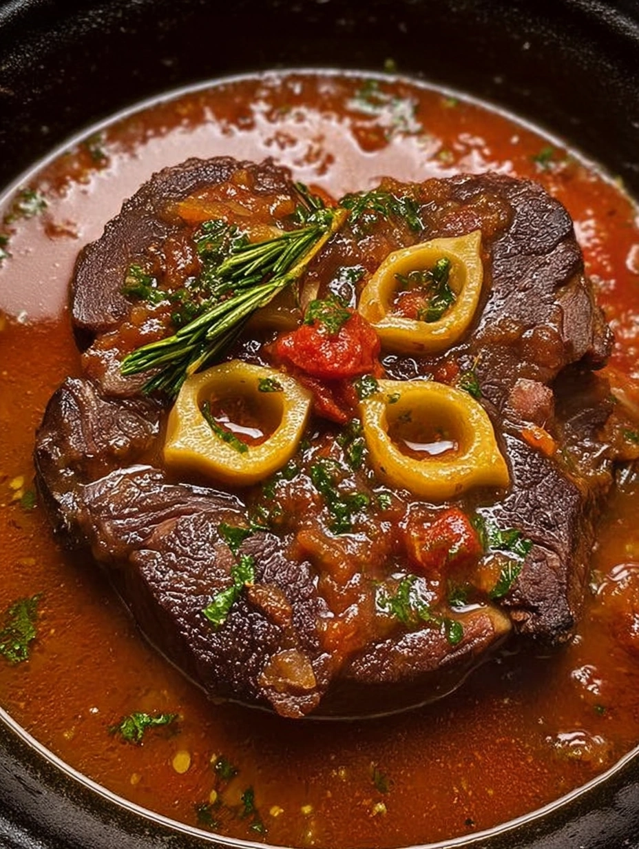 Braised Beef Shank in Rich Tomato Sauce