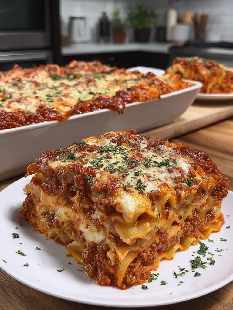 Classic Beef Lasagna Bake