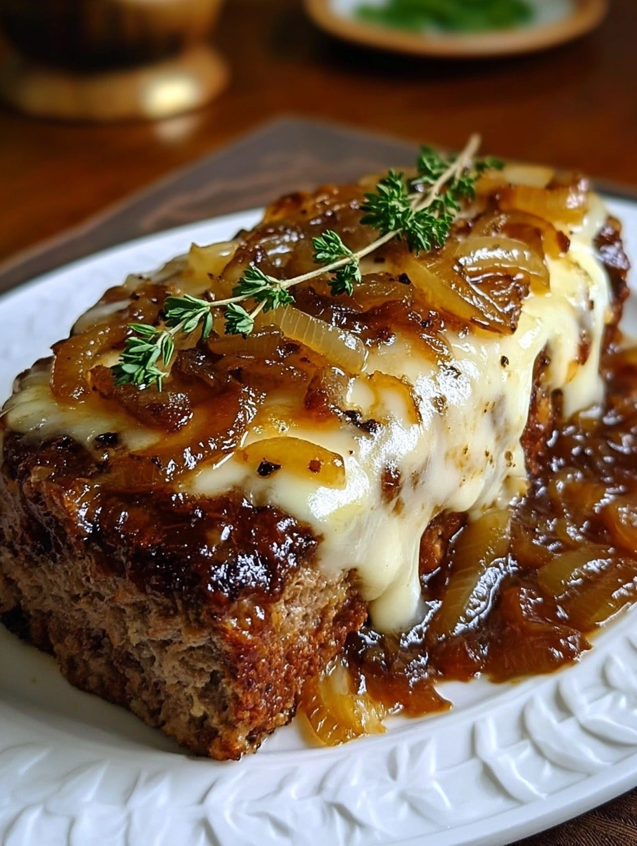 French Onion Meatloaf Melt