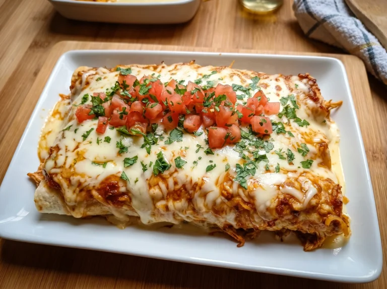 Cheesy White Queso Chicken Enchiladas You’ll Crave