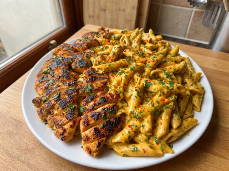 Creamy Cajun Chicken Penne Pasta