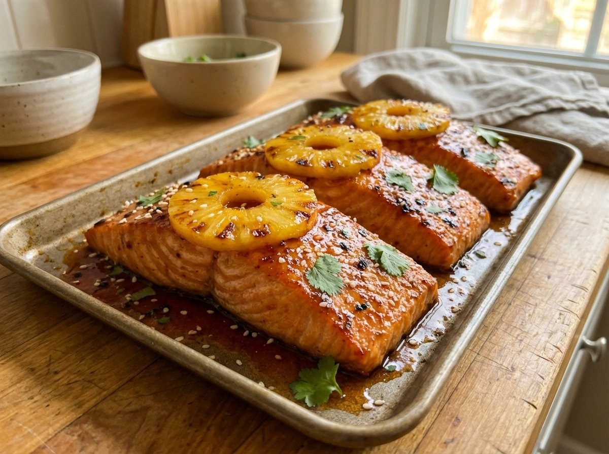 Pineapple Glazed Salmon