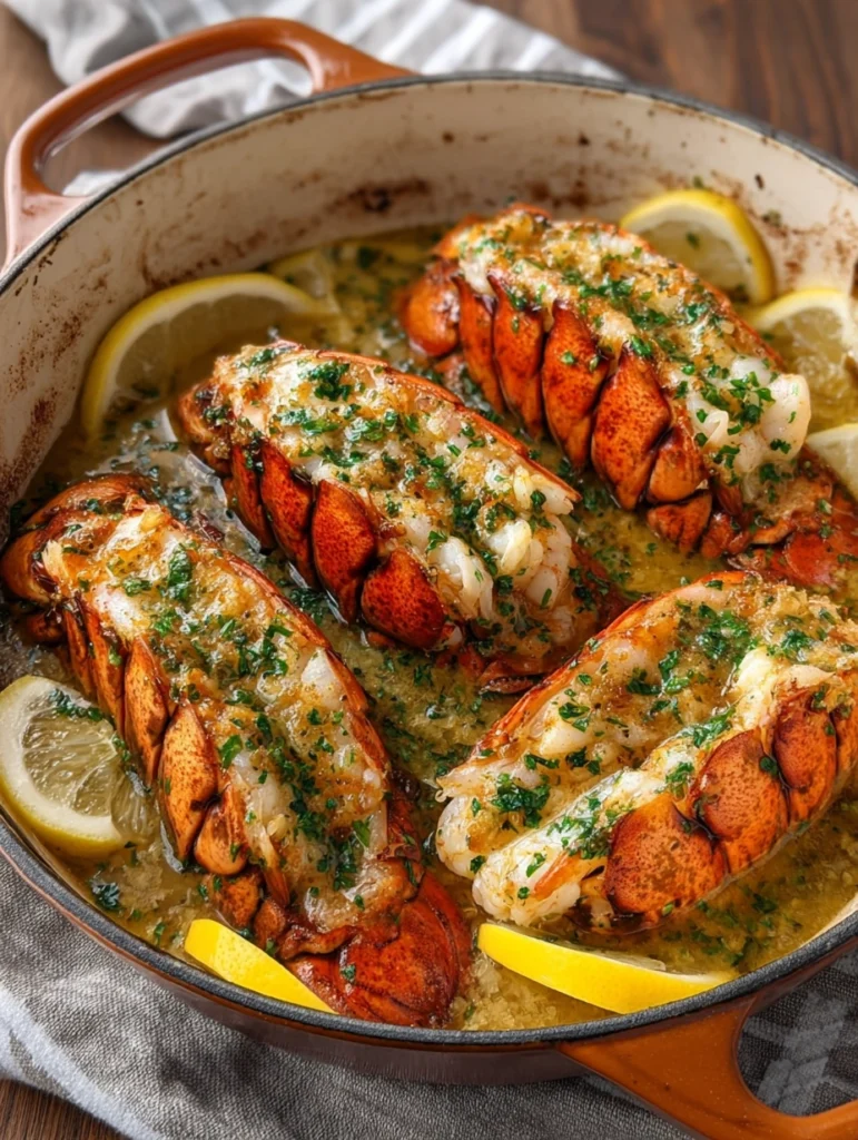 Succulent Garlic Butter Lobster Tails