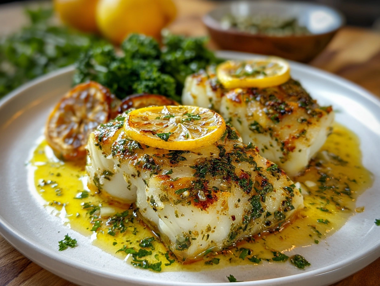 Pan-Seared Lemon Herb Cod