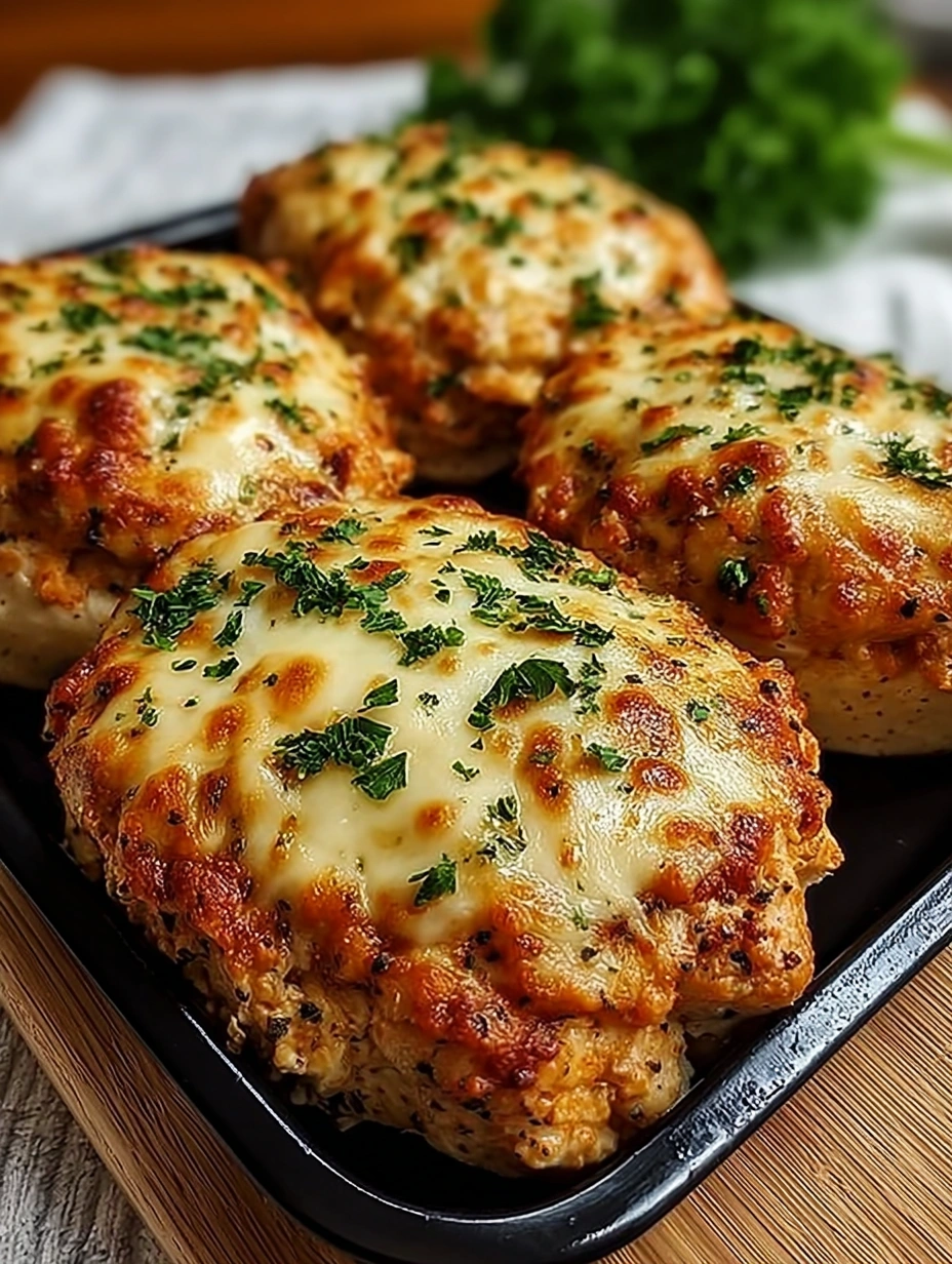 Cheesy Baked Chicken Breasts
