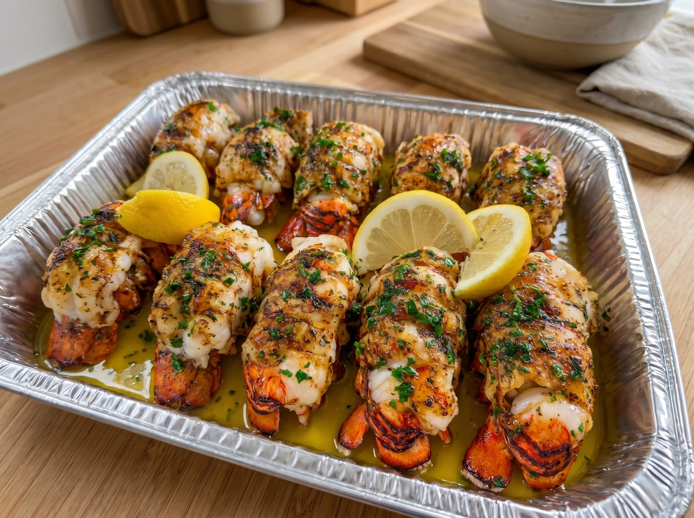 ourmet Garlic Butter Lobster Tails