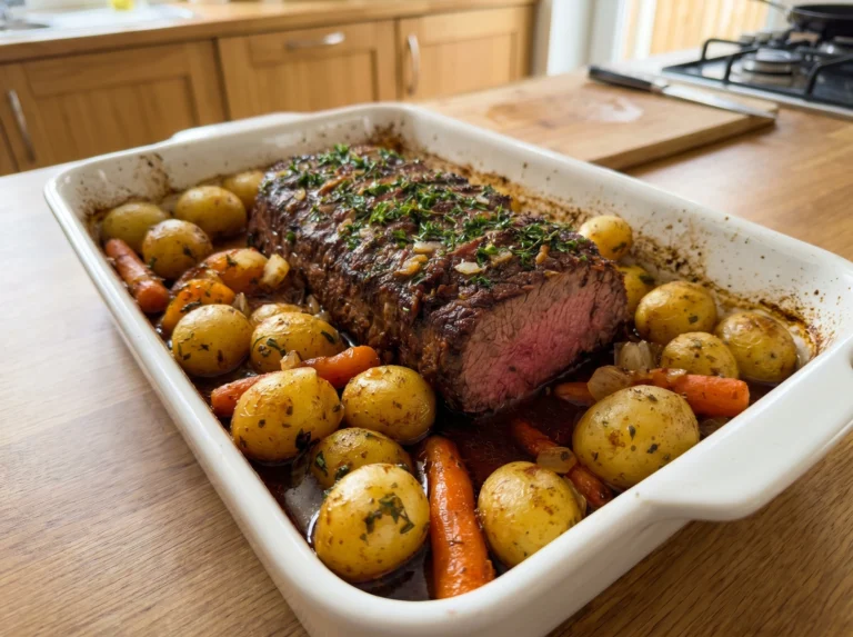 Red Wine Beef Roast with Potatoes