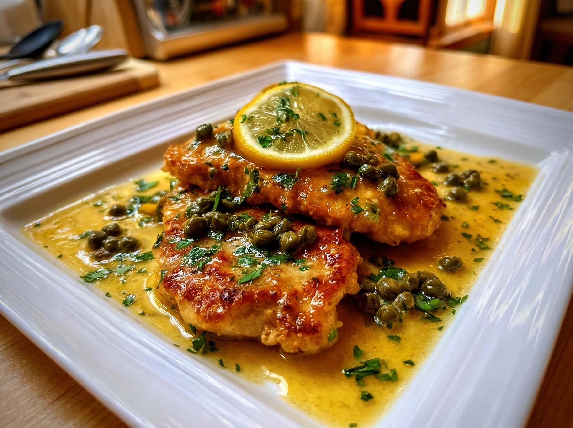 Lemon Caper Chicken Piccata