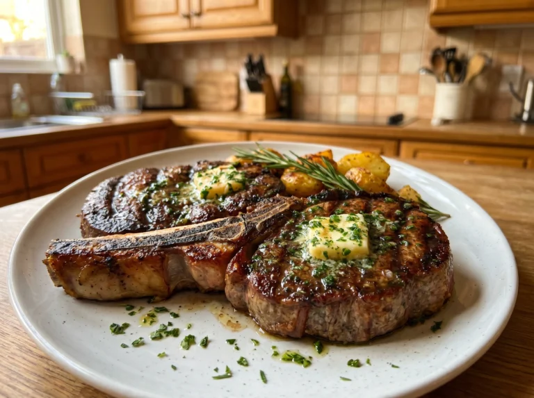 Garlic Butter Ribeye Steak