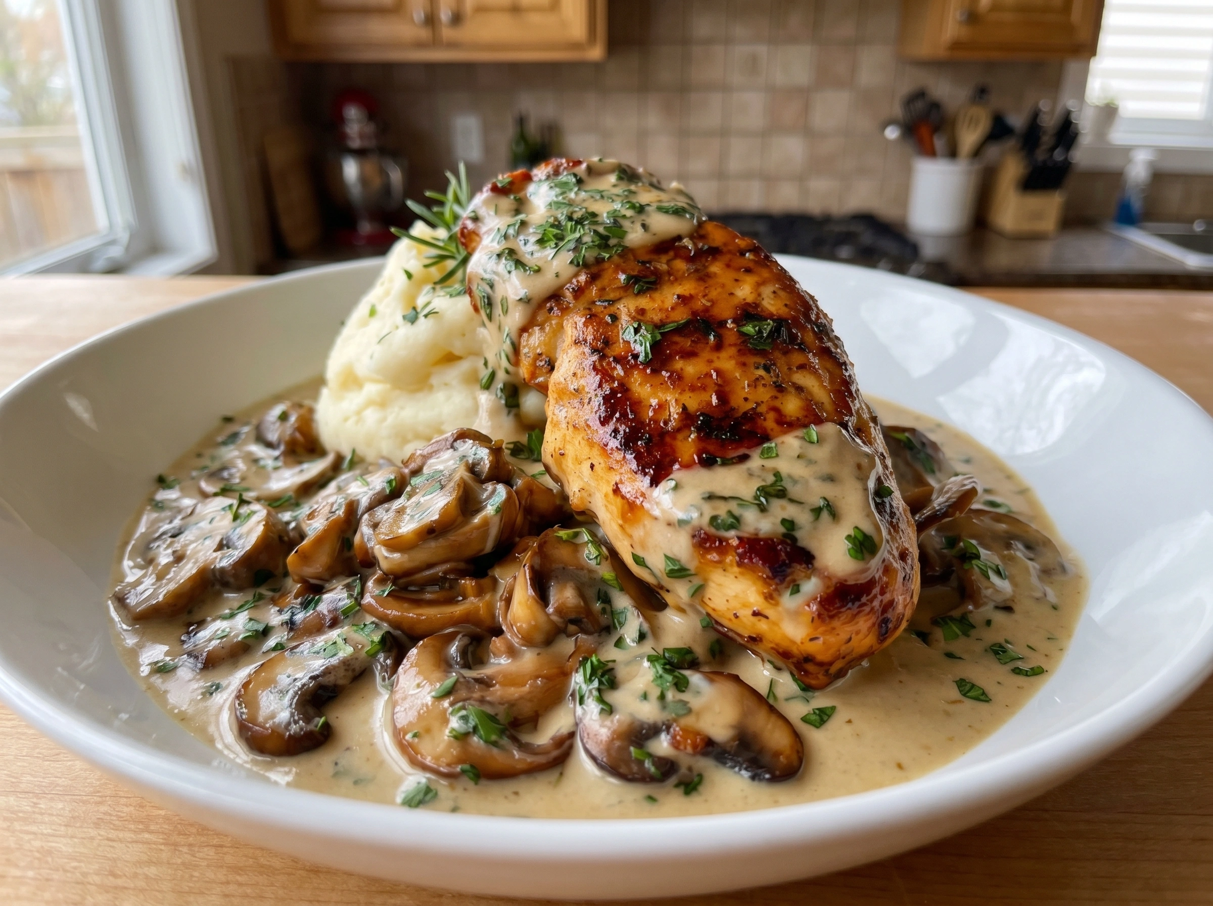 Creamy Mushroom Chicken