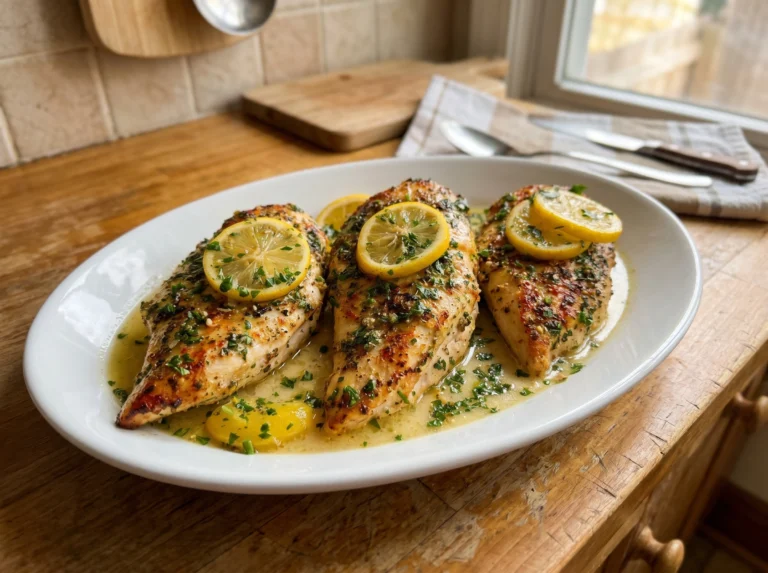 Lemon Garlic Butter Chicken Breasts