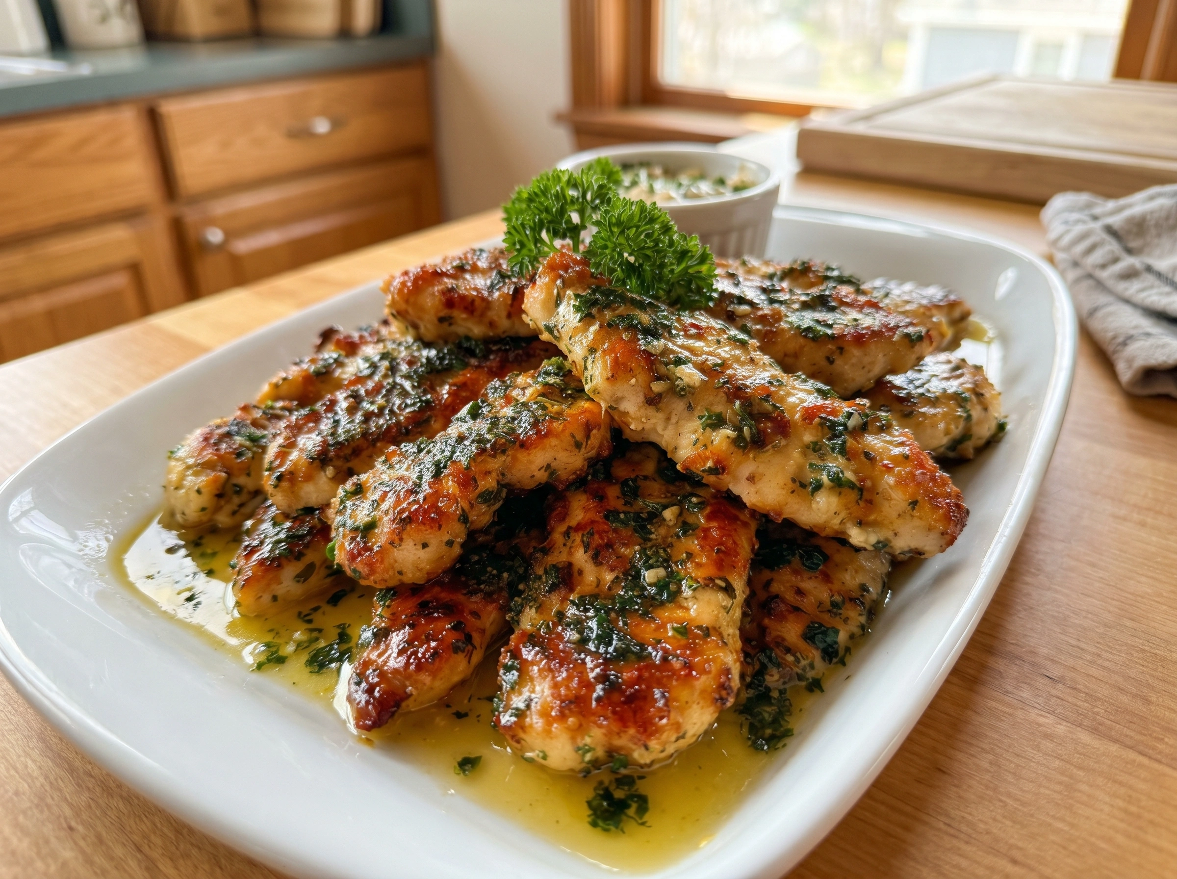 Garlic Butter Chicken Tenders
