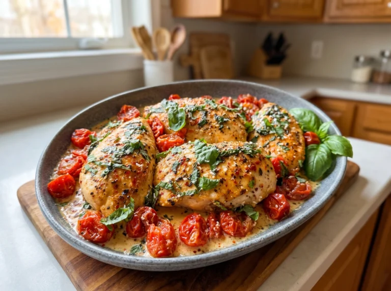 Tuscan Tomato Basil Chicken